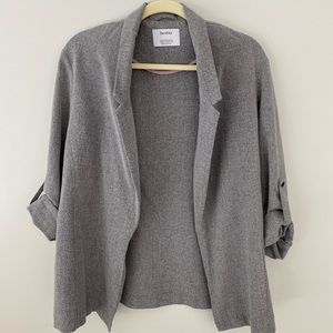 Bershka light grey duster